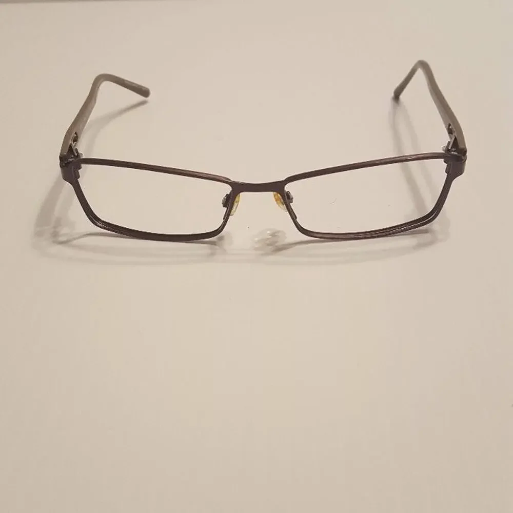 LIGHTEC BY MOREL 7071L PLUM METAL FRAME EYEGLASSES 52X15X135